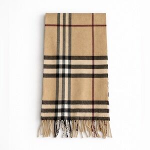 Plaid Tartan Cashmere Scarf Wrap Classic Old Money Quiet Luxury Luxe Iconic